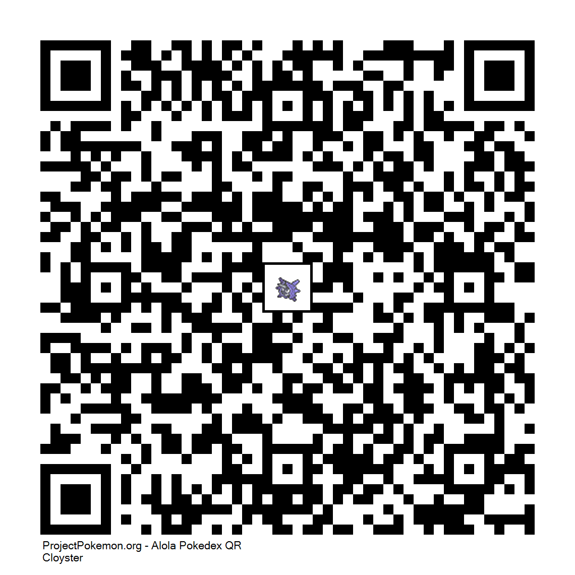 Cdigo QR de Cloyster